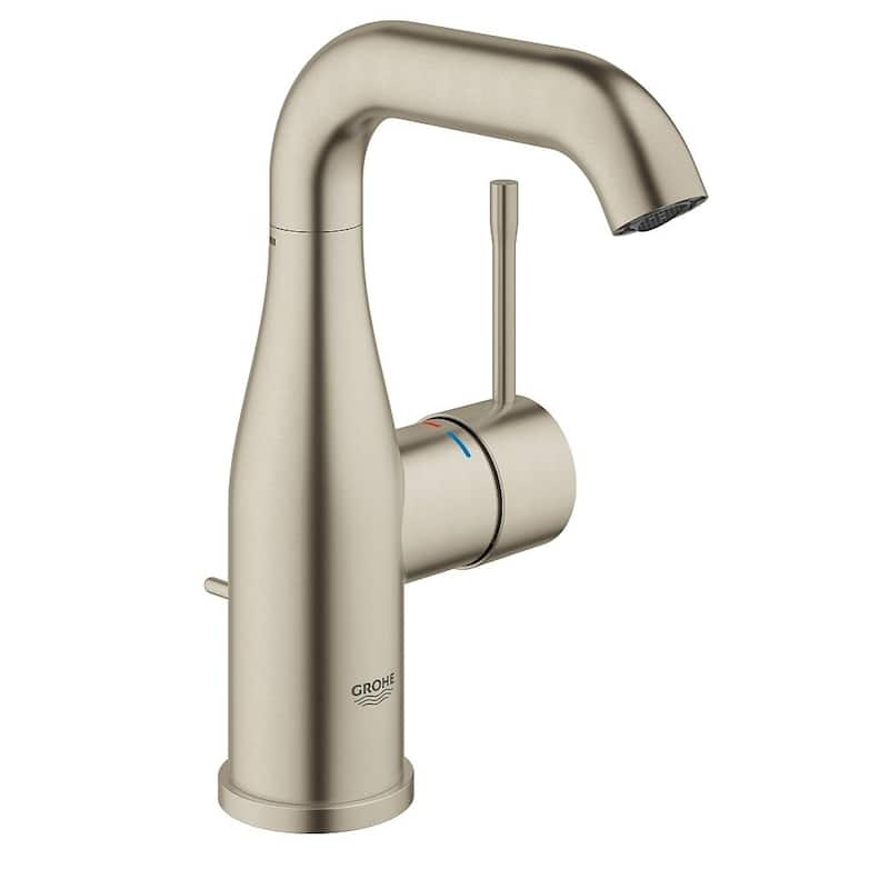 Grohe Essence M-Size Bathroom Faucet with Swivel Spout - Brushed Nickel
