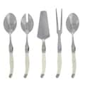 Serving Utensil Sets that Match Towle Living Forged Satin Gold Wave 20 Pc Flatware Set