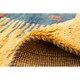 preview thumbnail 5 of 5, Hand-knotted Kashkuli Gabbeh Gold Wool Rug - 6'4" x 8'6"