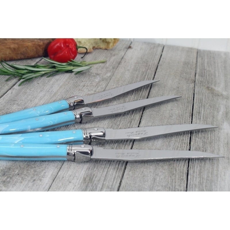 https://ak1.ostkcdn.com/images/products/30410190/French-Home-Set-of-4-Laguiole-Faux-Turquoise-Steak-Knives-Blue-16d2d06f-3321-4c89-a74b-9fca92df2a8d.jpg