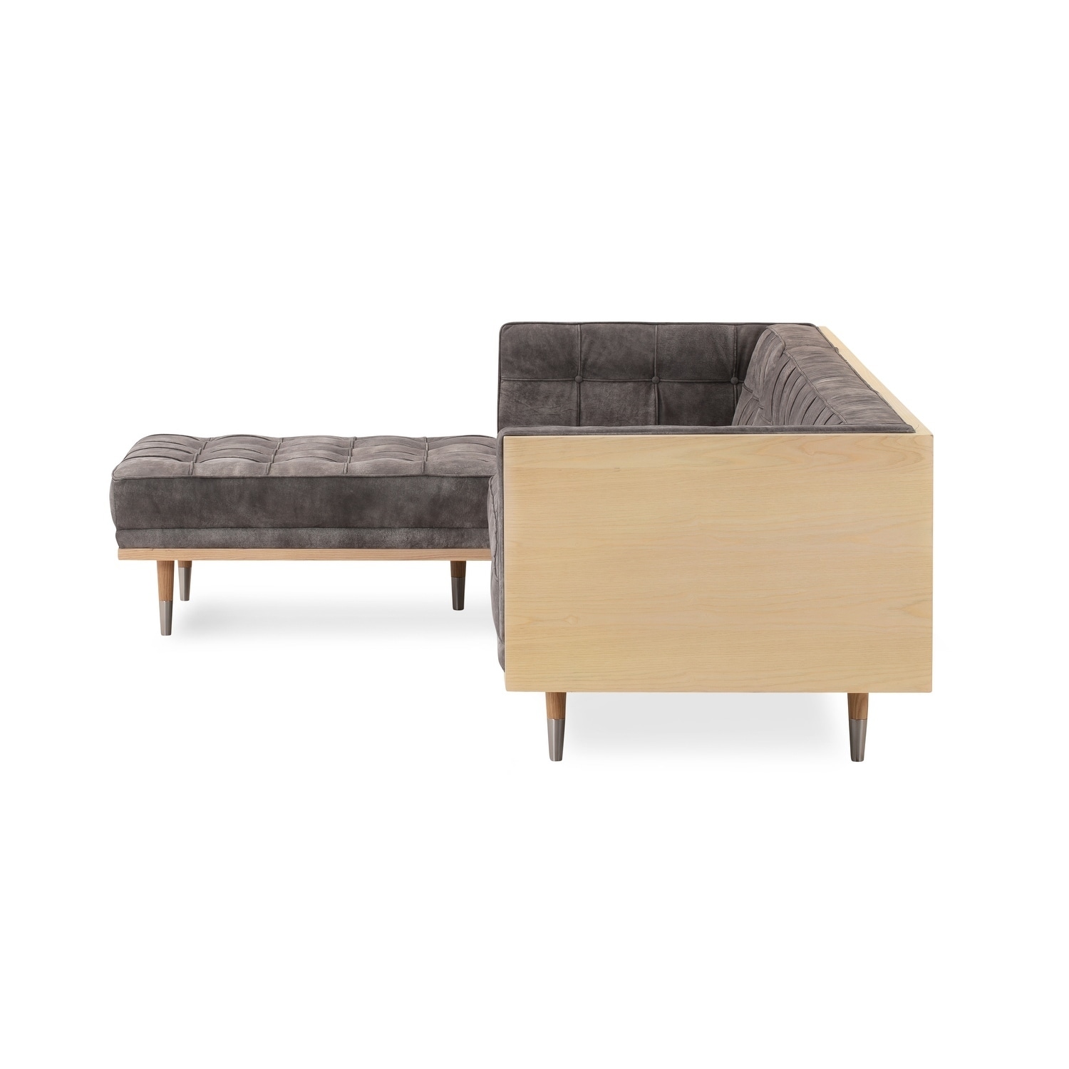 Woodrow Leather Box Sofa (Napoli Black)