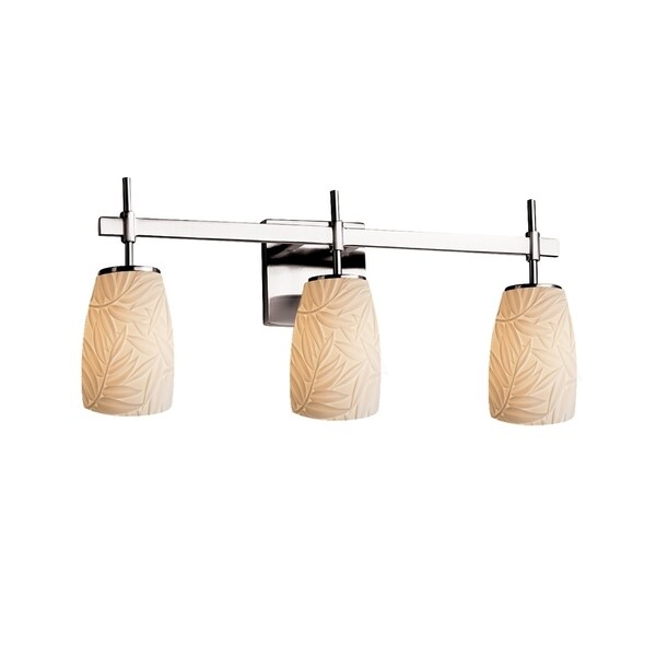 bamboo bathroom light