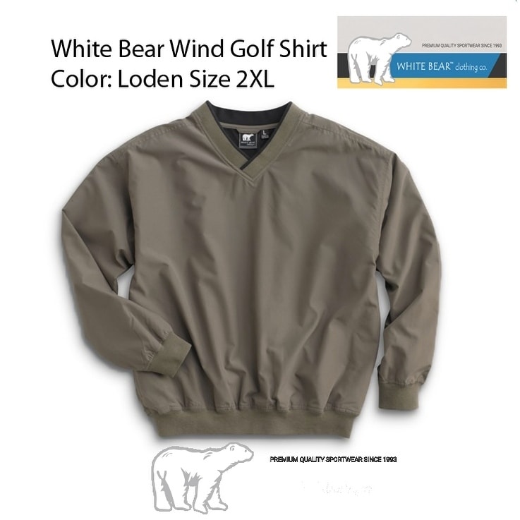 beige golf shirt