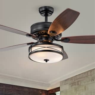 Copper Grove Maroa 52-inch Matte Black Ceiling Fan