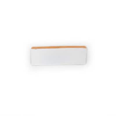 Handmade White Border Tile (Morocco)
