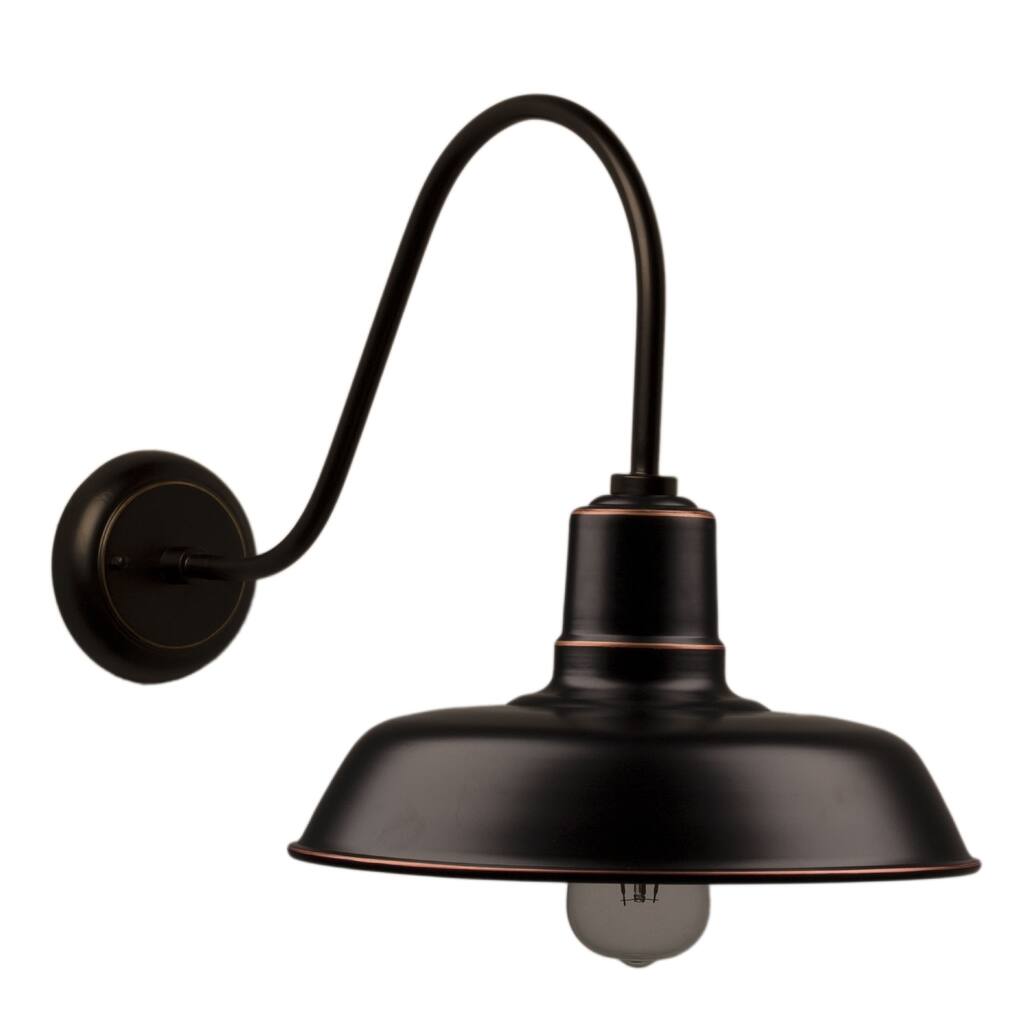Logan 1 Light Outdoor Barn Lighting in Oil Rubbed Bronze