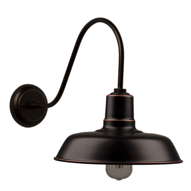 Logan 1 Light Outdoor Barn Lighting in Oil Rubbed Bronze