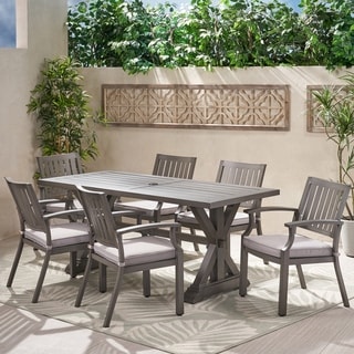 Lombok 7-piece Outdoor Aluminum Dining Set