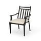 preview thumbnail 4 of 18, Delmar Outdoor Dining Chair with Cushion (Set of 2) by Christopher Knight Home - 26.10" W x 24.50" D x 36.00" H