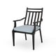 preview thumbnail 14 of 18, Delmar Outdoor Dining Chair with Cushion (Set of 2) by Christopher Knight Home - 26.10" W x 24.50" D x 36.00" H