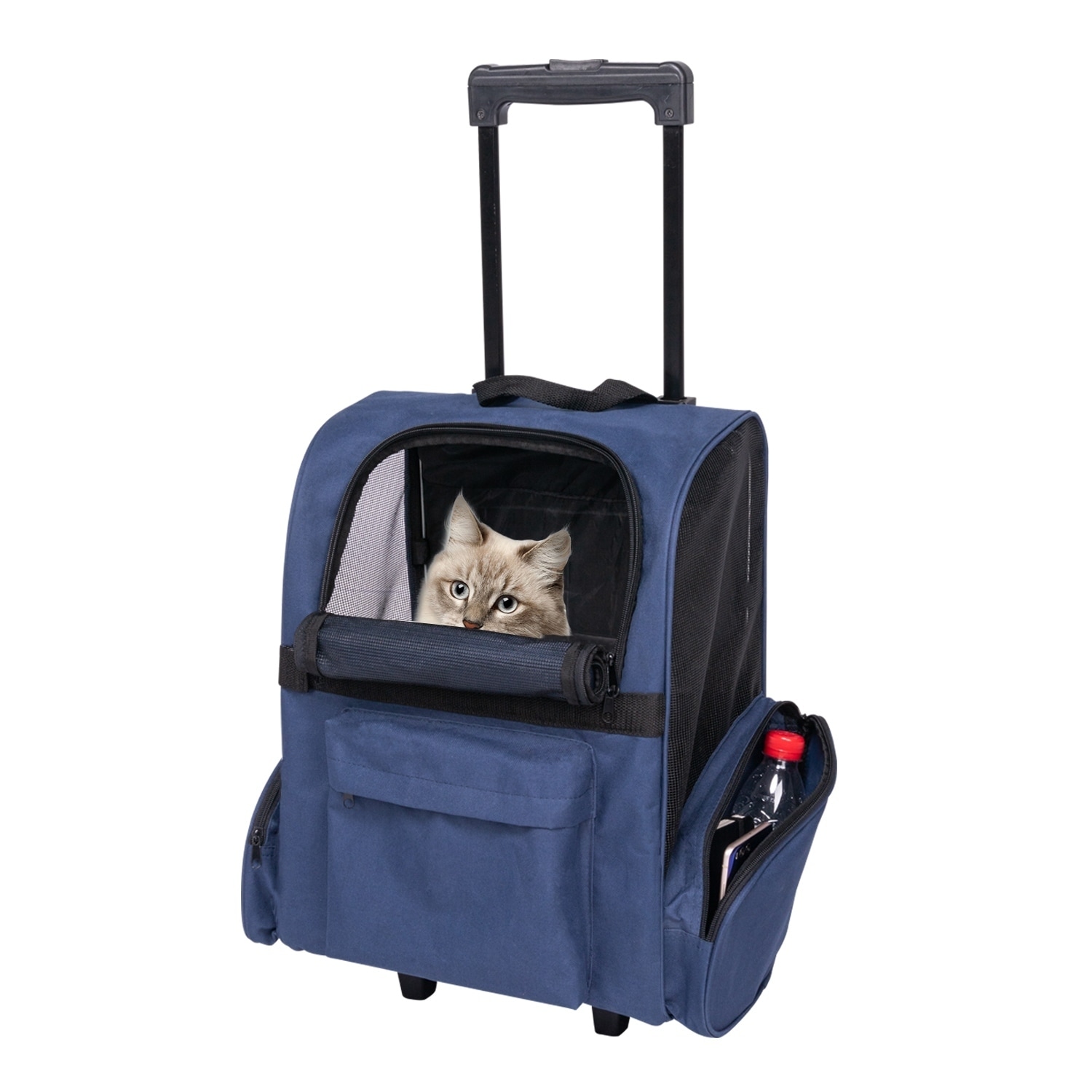 rolling cat carrier