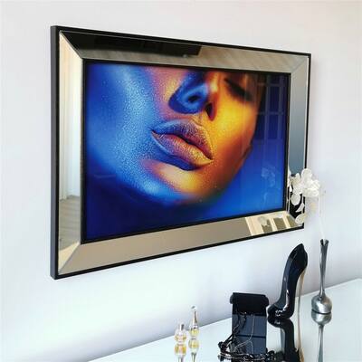 Lips Modern Wall Decor enhanced with Ultraviolet Print Design