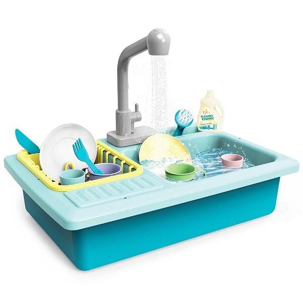 play kitchen set with running water