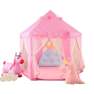 Shop Princess Castle Play House Large Outdoor Kids Play Tent For Girls ...