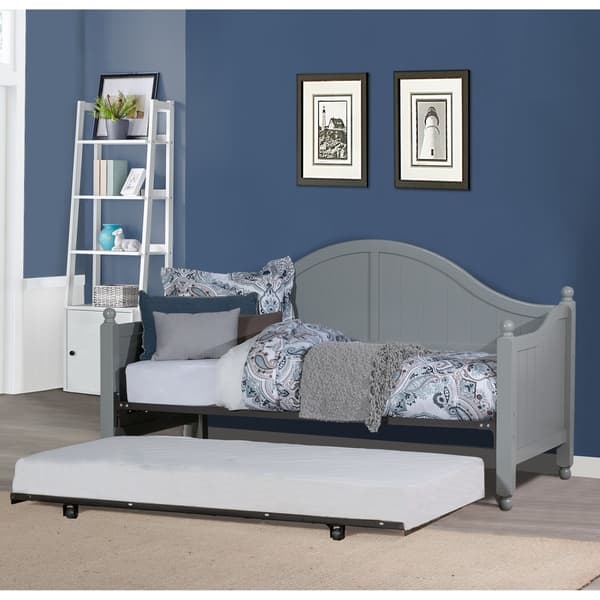 Copper Grove Bethany Daybed With Suspension Deck Overstock 30416307 Grey