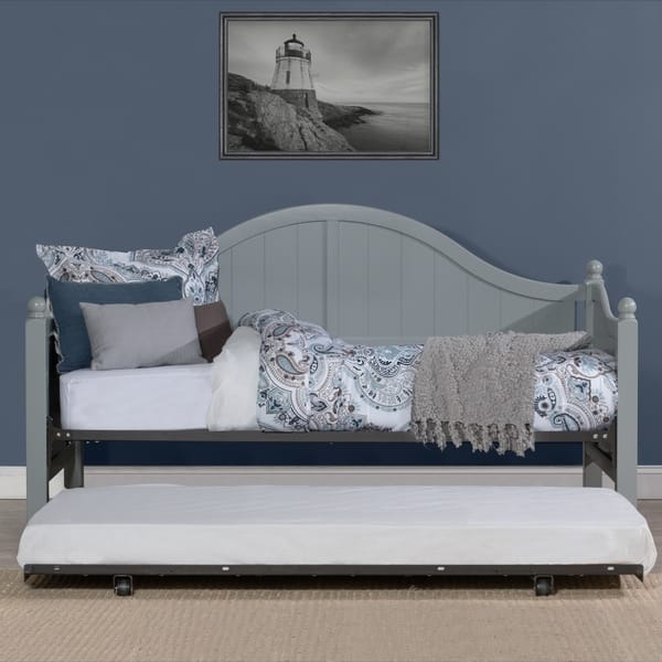 Copper Grove Bethany Daybed With Suspension Deck Overstock 30416307 Grey