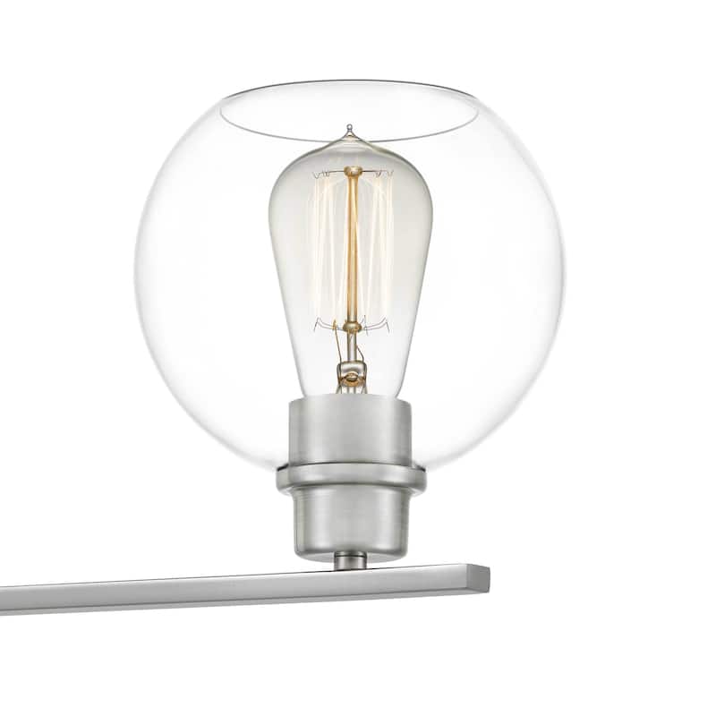 Quoizel Pruitt Clear Glass 4-light Bath Light.