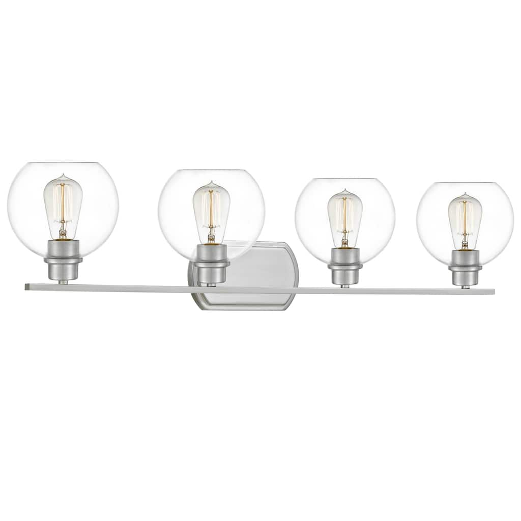 Quoizel Pruitt Clear Glass 4-light Bath Light.