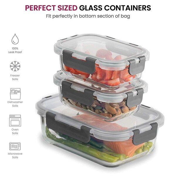 insulated lunch box with compartments