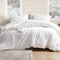 Coma Inducer King Oversized Duvet Cover - Wait Oh What - Farmhouse White (As Is Item)