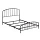 Tolland Metal Bed with Arched Spindle Design, Black - Thumbnail 14