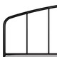 Tolland Metal Bed with Arched Spindle Design, Black - Thumbnail 32
