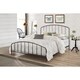 Tolland Metal Bed with Arched Spindle Design, Black - Thumbnail 0