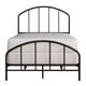 Tolland Metal Bed with Arched Spindle Design, Black - Thumbnail 4