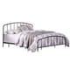 Tolland Metal Bed with Arched Spindle Design, Black - Thumbnail 25