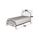 Tolland Metal Bed with Arched Spindle Design, Black - Thumbnail 6