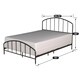 Tolland Metal Bed with Arched Spindle Design, Black - Thumbnail 16