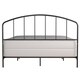 Tolland Metal Bed with Arched Spindle Design, Black - Thumbnail 18
