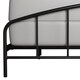 Tolland Metal Bed with Arched Spindle Design, Black - Thumbnail 33