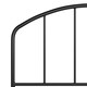 Tolland Metal Bed with Arched Spindle Design, Black - Thumbnail 9