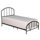 Tolland Metal Bed with Arched Spindle Design, Black - Thumbnail 5
