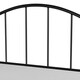 Tolland Metal Bed with Arched Spindle Design, Black - Thumbnail 8