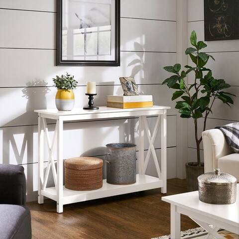 Keenland X-Frame Sofa Table by iNSPIRE Q Classic