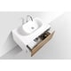 preview thumbnail 2 of 2, Alma-Fiona 36 inch Nature Wood Finish Wall Mount Vanity with Vessel Sink