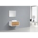 preview thumbnail 4 of 2, Alma-Fiona 36 inch Nature Wood Finish Wall Mount Vanity with Vessel Sink