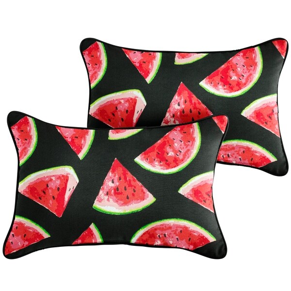 watermelon outdoor pillows