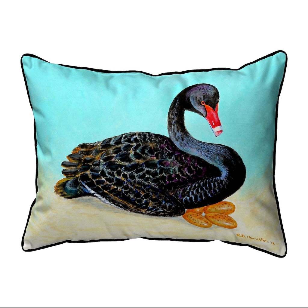 Black Swan Large Pillow 16x20