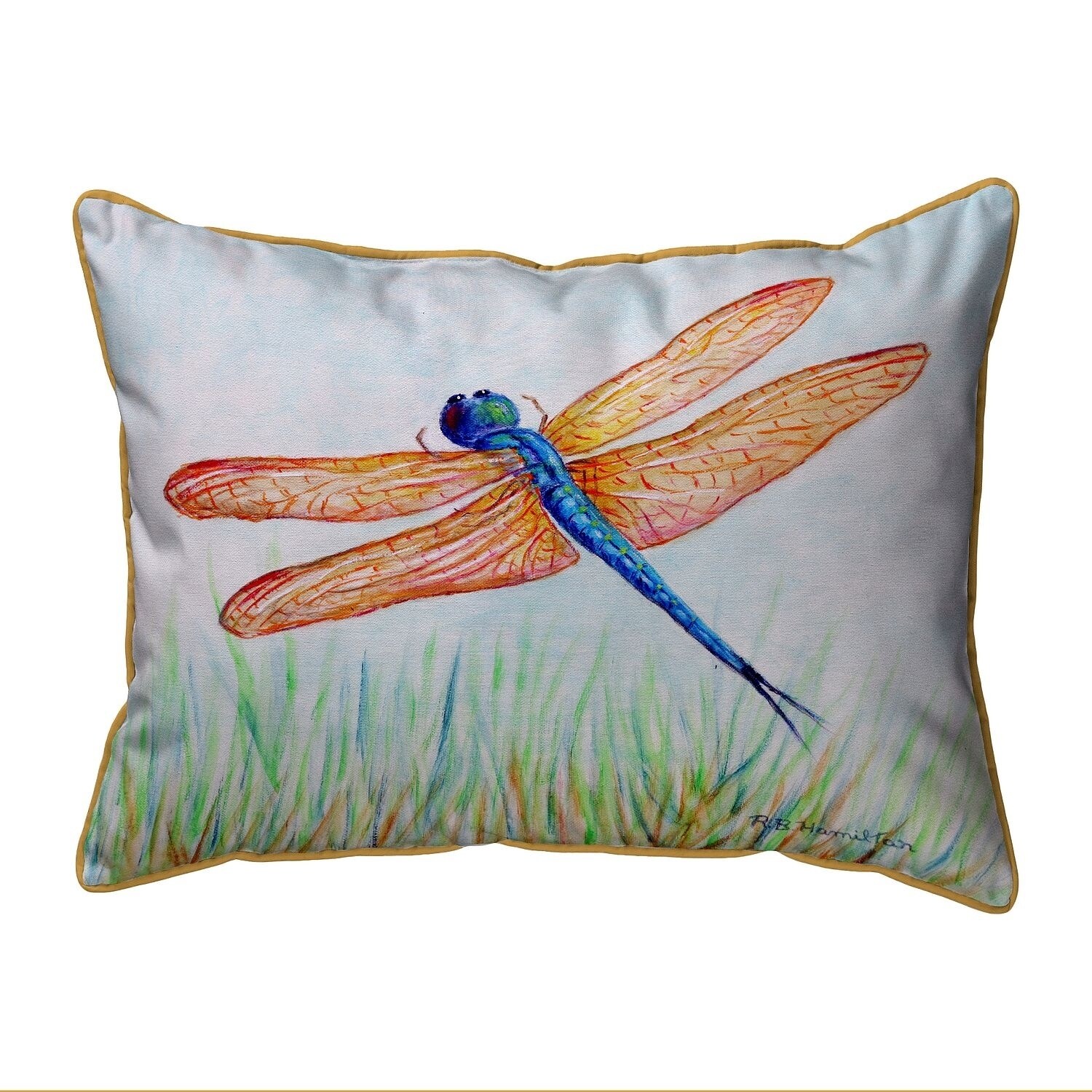 dragonfly throw pillows