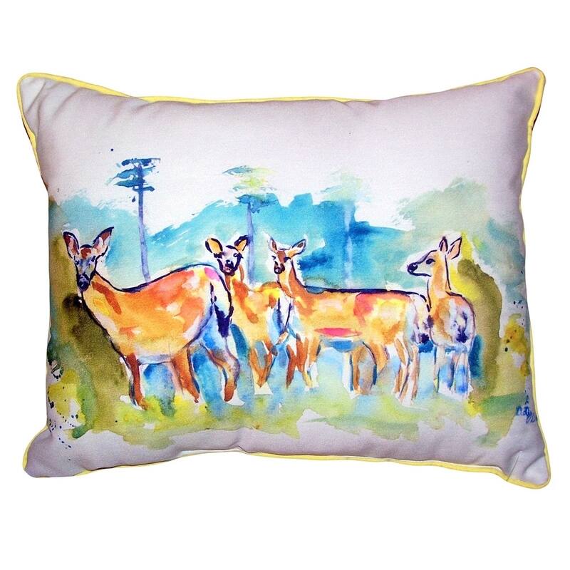 Deer Herd Large Pillow 16x20