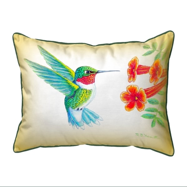 Dick's Hummingbird Large Pillow 16x20