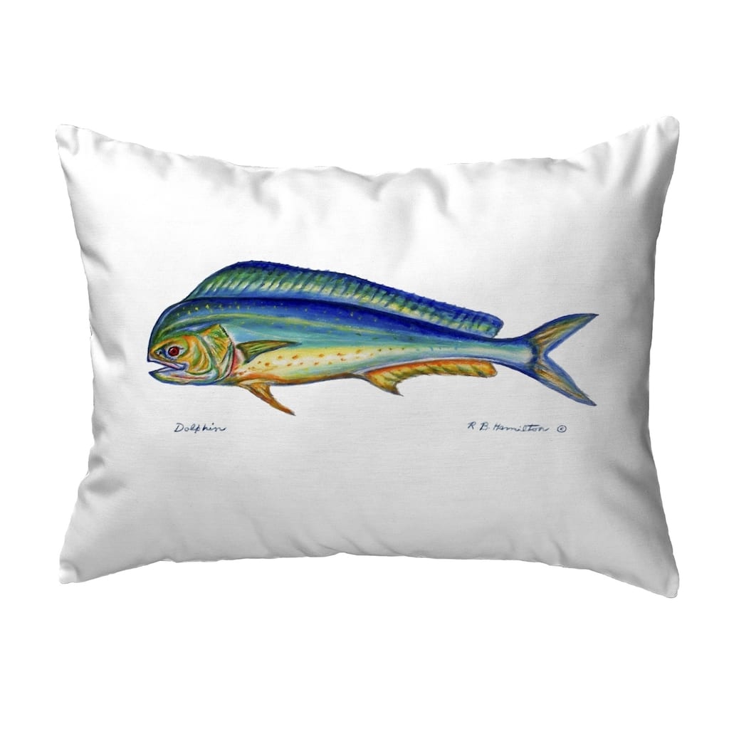 Dolphin Small No-Cord Pillow 11x14