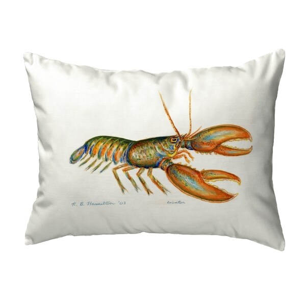 Lobster Small No-Cord Pillow 11x14