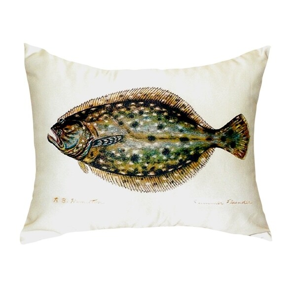 Flounder Small No-Cord Pillow 11x14