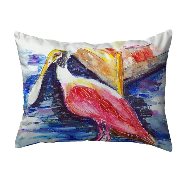 Spoonbill Small No-Cord Pillow 11x14