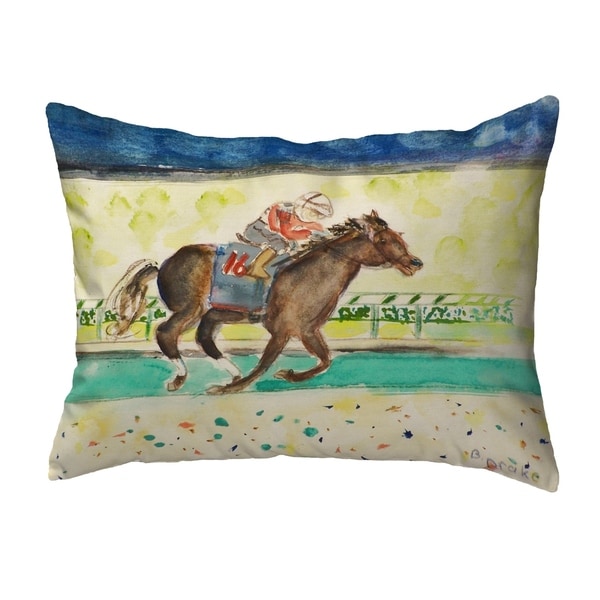 Derby Winner Small No-Cord Pillow 11x14