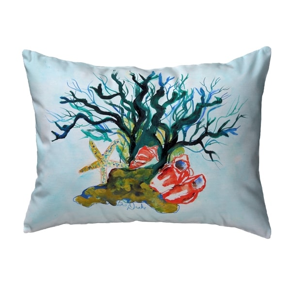 Starfish Coral Shells Noncorded Pillow 11x14